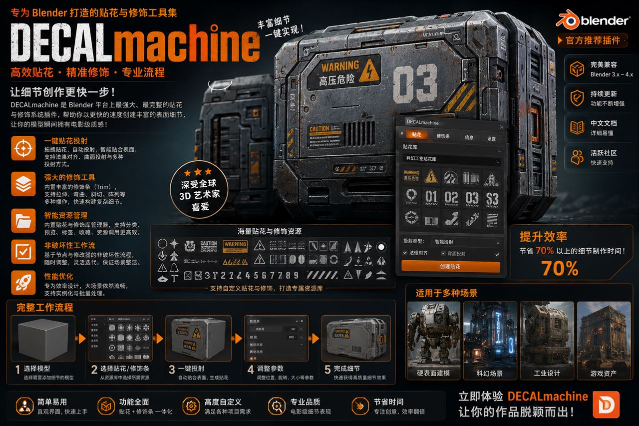 DECALmachine 官方宣传图